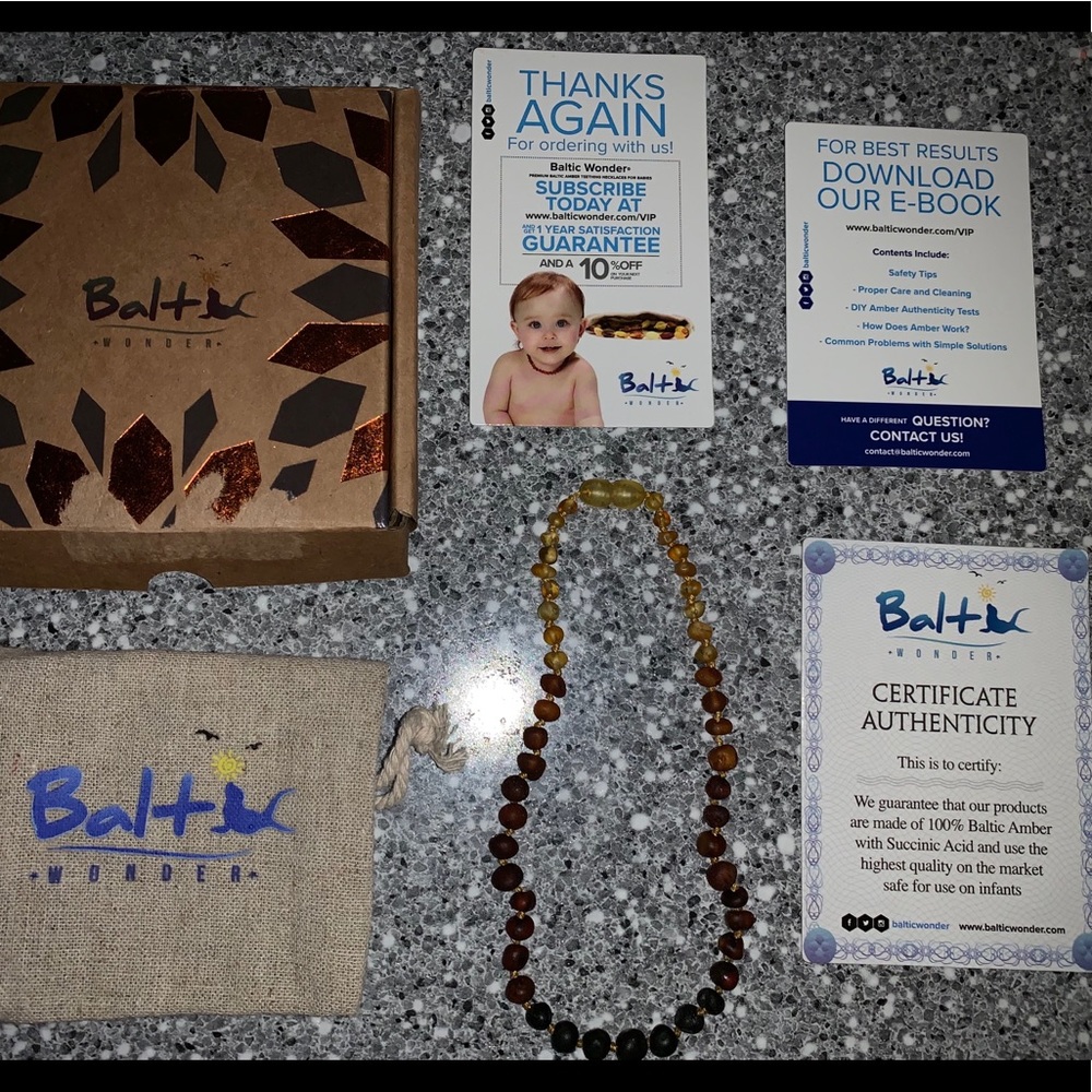 Baltic Amber teething neckless
